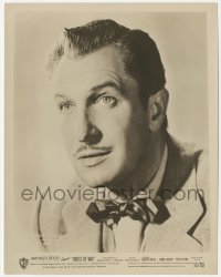 1a1526 HOUSE OF WAX 8x10.25 still 1953 great head & shoulders portrait of star Vincent Price!