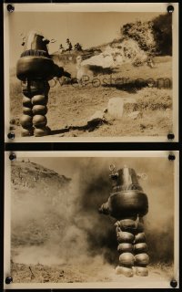 1a1676 INVISIBLE BOY 2 8x10 stills 1957 both with great images of sci-fi Robby the Robot!