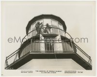 1a1545 MONSTER OF PIEDRAS BLANCAS 8.25x10.25 still 1959 the fiend attacking old man on lighthouse!