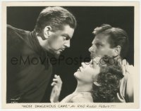 1a1550 MOST DANGEROUS GAME 8x10.25 still 1932 great c/u of crazy-eyed Banks, McCrea & Wray, rare!