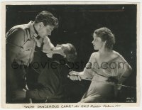 1a1546 MOST DANGEROUS GAME 7.75x10 still 1932 Fay Wray helping Joel McCrea kill Leslie Banks, rare!