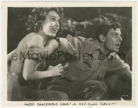 1a1548 MOST DANGEROUS GAME 8x10 still 1932 great close up of scared Fay Wray & Joel McCrea, rare!