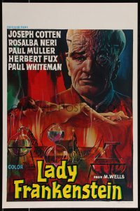 1a1897 LADY FRANKENSTEIN Belgian 1974 La figlia di Frankenstein, sexy Italian horror!