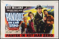 1a1902 PANIC IN YEAR ZERO Belgian 1966 Ray Milland, Hagen, Frankie Avalon, orgy of looting & lust!