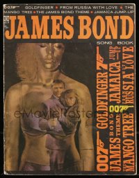 1a0534 JAMES BOND song book 1960s Goldfinger, From Russia With Love, 007 main theme & more, rare!