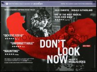 1a2185 DON'T LOOK NOW British quad R2001 Julie Christie, Donald Sutherland, directed by Nicolas Roeg