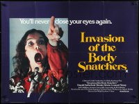 1a2196 INVASION OF THE BODY SNATCHERS British quad 1979 cool different image from the movie climax!