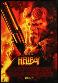 1a2375 HELLBOY advance Canadian 1sh 2019 completely different image of Harbour in the title role!