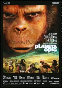 1a2356 PLANET OF THE APES Czech 23x33 R2017 Heston, classic sci-fi, completely different images