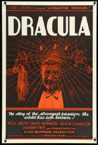 1a2311 DRACULA S2 poster 1999 Tod Browning, most classic vampire Bela Lugosi, best horror!