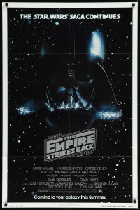 1a1167 EMPIRE STRIKES BACK NSS style advance 1sh 1980 George Lucas classic, Vader in space!