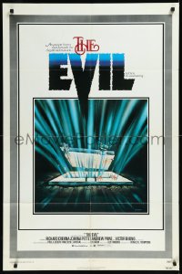 1a1172 EVIL 1sh 1978 S. Miller art of ancient horror that slept beneath the elegant old mansion!