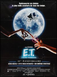 1a0297 E.T. THE EXTRA TERRESTRIAL French 1p R2002 Steven Spielberg, classic fingers touching image!