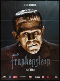 1a0306 FRANKENSTEIN French 1p R2008 wonderful close up of Boris Karloff as the monster!