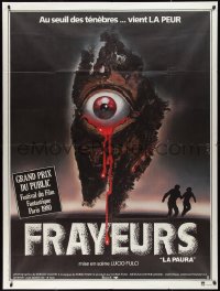 1a0314 GATES OF HELL French 1p 1983 Lucio Fulci's Paura Nella Citta dei Morti Viventi, Landi art!