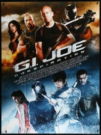 1a0313 G.I. JOE: RETALIATION French 1p 2013 heroes Bruce Willis, Channing Tatum & Dwayne Johnson!