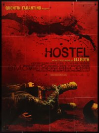 1a0330 HOSTEL French 1p 2006 Jay Hernandez, creepy image from Eli Roth gore-fest!