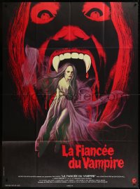 1a0331 HOUSE OF DARK SHADOWS French 1p 1971 great completely different vampire art by Bussenko!