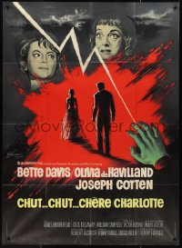 1a0337 HUSH...HUSH, SWEET CHARLOTTE French 1p 1965 Bette Davis, de Havilland, Grinsson art!