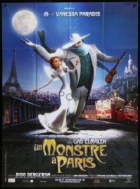 1a0358 MONSTER IN PARIS French 1p 2011 country of origin animation, Eiffel tower in background!