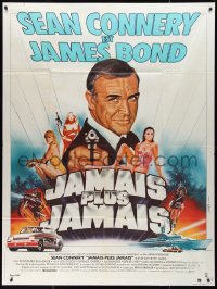 1a0361 NEVER SAY NEVER AGAIN French 1p 1983 art of Sean Connery as James Bond 007 by Michel Landi!