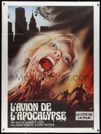 1a0366 NIGHTMARE CITY French 1p 1982 Incubo sulla citta contaminata, Umberto Lenzi, wild zombie art!