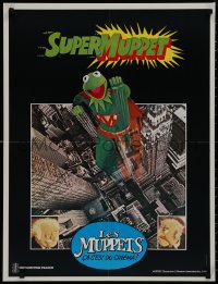 1a2410 MUPPETS GO HOLLYWOOD French 23x31 1980 Jim Henson, completely different Superman parody!