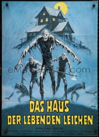 1a0561 DON'T GO IN THE HOUSE German 1980 wild Klaus Dill horror art of the living dead!