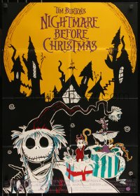 1a0563 NIGHTMARE BEFORE CHRISTMAS German 1994 Tim Burton, Disney, different horror cartoon art!