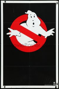 1a1214 GHOSTBUSTERS teaser 1sh 1984 Bill Murray, Dan Aykroyd, Harold Ramis, classic no text design!