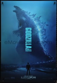 1a2503 GODZILLA: KING OF THE MONSTERS teaser DS 1sh 2019 great full-length image of the creature!