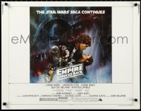 1a2098 EMPIRE STRIKES BACK 1/2sh 1980 classic Gone With The Wind style art by Roger Kastel!