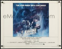 1a2099 EMPIRE STRIKES BACK int'l 1/2sh 1980 classic Gone With The Wind style art by Kastel!