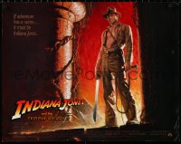 1a2124 INDIANA JONES & THE TEMPLE OF DOOM 1/2sh 1984 full-length Bruce Wolfe art of Harrison Ford!