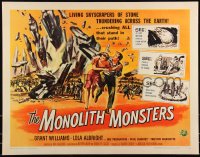 1a2137 MONOLITH MONSTERS 1/2sh 1957 most classic Reynold Brown sci-fi art of living skyscrapers!