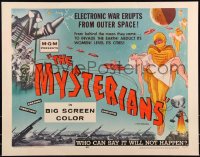 1a2141 MYSTERIANS style A 1/2sh 1959 they're abducting Earth's women & leveling its cities!