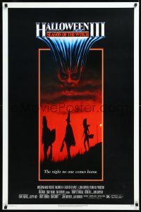 1a2508 HALLOWEEN III 1sh 1982 Season of the Witch, horror sequel, the night no one comes home!