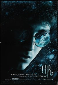 1a2515 HARRY POTTER & THE HALF-BLOOD PRINCE teaser DS 1sh 2009 Daniel Radcliffe and Michael Gambon!