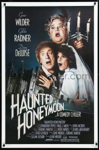 1a2522 HAUNTED HONEYMOON 1sh 1986 Gene Wilder, Gilda Radner, Dom DeLuise in drag!