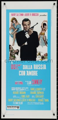 1a1723 FROM RUSSIA WITH LOVE Italian locandina R1970s Sean Connery is Ian Fleming's James Bond!