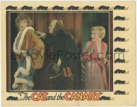 1a0764 CAT & THE CANARY LC 1927 pretty Laura La Plante, Paul Leni, great border design, ultra rare!