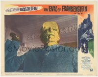 1a0791 EVIL OF FRANKENSTEIN LC #2 1964 best super close up of the monster attacking, Hammer horror!