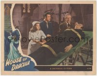 1a0815 HOUSE OF DRACULA LC 1945 Lon Chaney Jr., monster Glenn Strange, Onslow Stevens & Jane Adams!