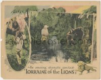 1a0837 LORRAINE OF THE LIONS LC 1925 Norman Kerry battles ape for Patsy Ruth Miller, ultra rare!