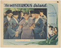 1a0848 MYSTERIOUS ISLAND LC 1929 guards restrain crazed Lionel Barrymore, Jules Verne, ultra rare!