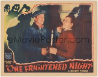 1a0852 ONE FRIGHTENED NIGHT LC R1945 rich man's long lost granddaughter shows up twice, very rare!