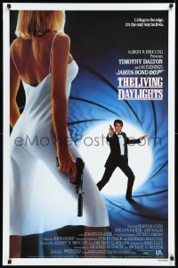 1a1272 LIVING DAYLIGHTS int'l 1sh 1987 Timothy Dalton as the most dangerous James Bond ever!