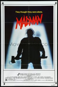 1a1281 MADMAN style B 1sh 1981 classic wild axe silhouette murderer image!