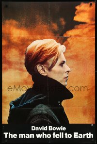 1a1282 MAN WHO FELL TO EARTH 1sh 1976 great profile portrait of alien David Bowie, Nicolas Roeg!