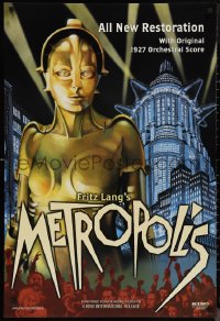 1a2577 METROPOLIS DS 1sh R2002 Brigitte Helm as the gynoid Maria, The Machine Man!